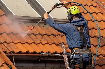 Démoussage et hydrofuge de toiture à Zudausques